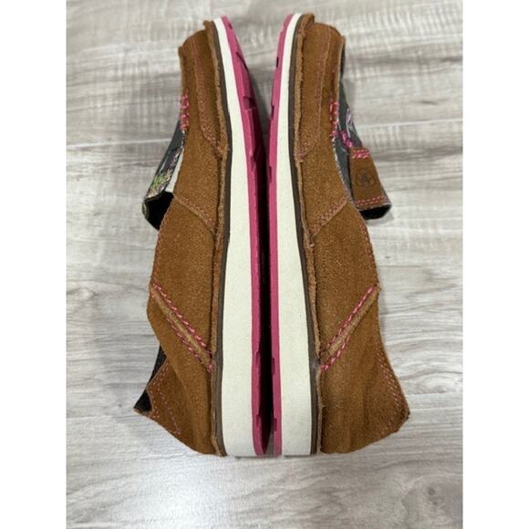 NEW Ariat Women's Cruiser Western Aloha Hula Shoes - Walnut - Size 9B - Picture 6 of 13